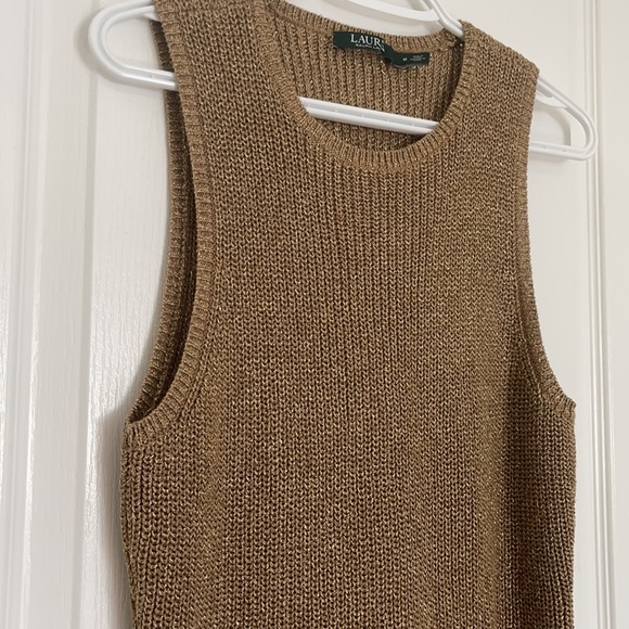 Knit metallic top by Ralph Lauren - Picture 2 of 3